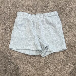 Women’s Grey Fleece Shorts